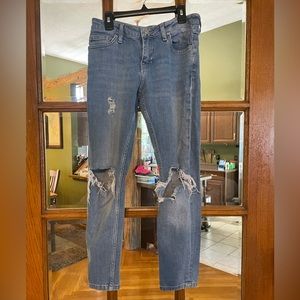 Topshop Cropped Ankle Jeans